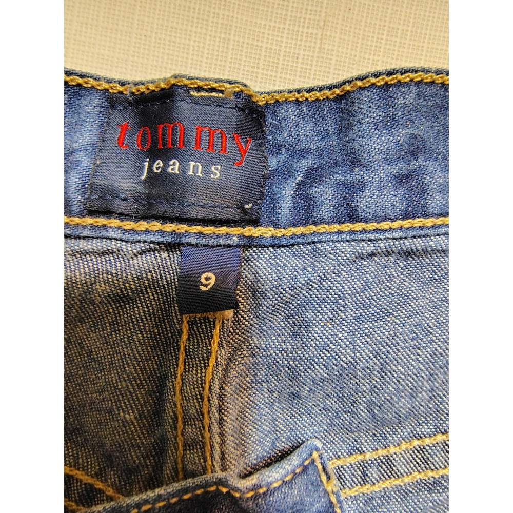 Tommy Jeans Starlet Jean Vintage Y2K Rinse Wash Button Fly Straight Leg Blue 9 - Picture 2 of 8